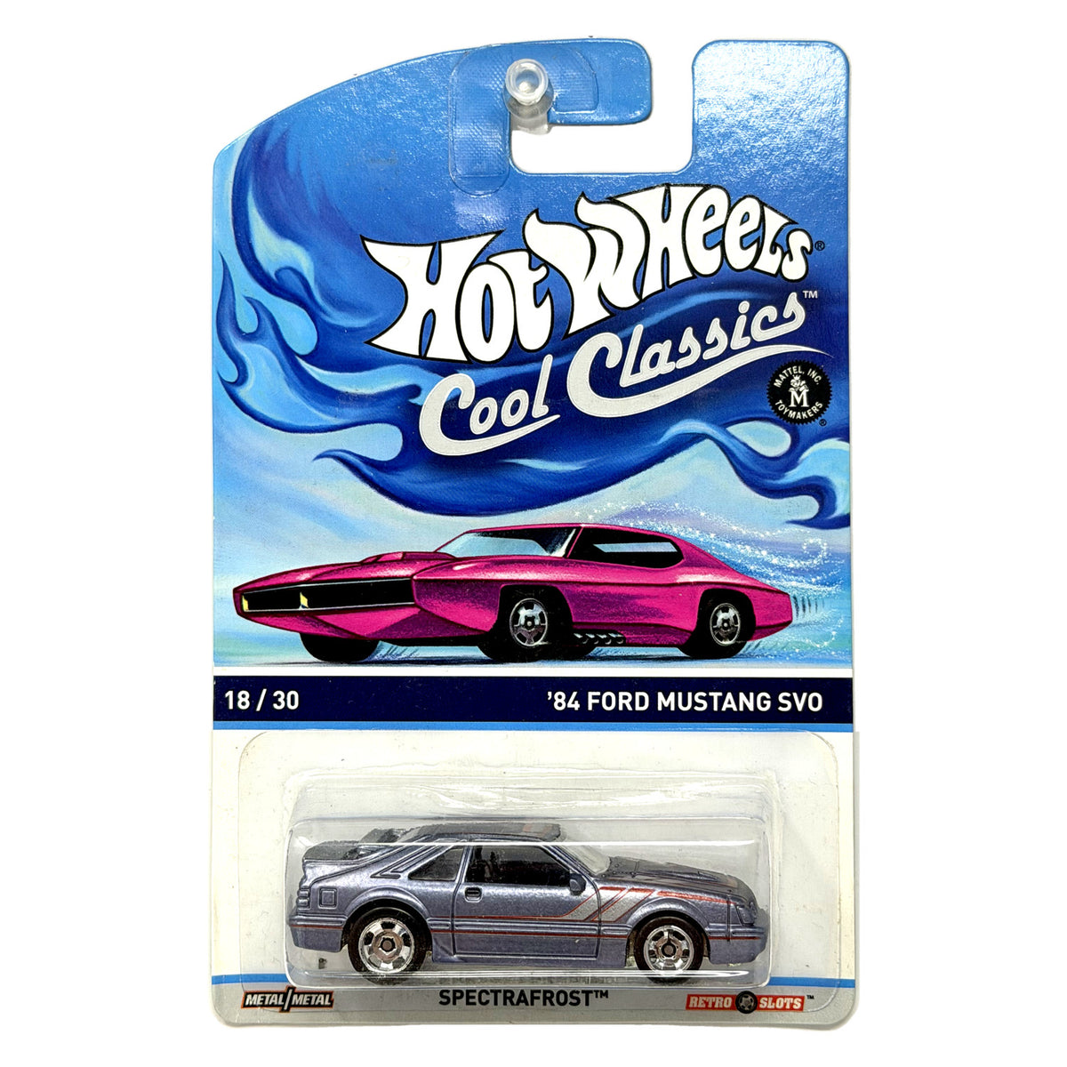 Hot Wheels Cool Classics 1984 Ford Mustang SVO 1:64 Diecast Gray