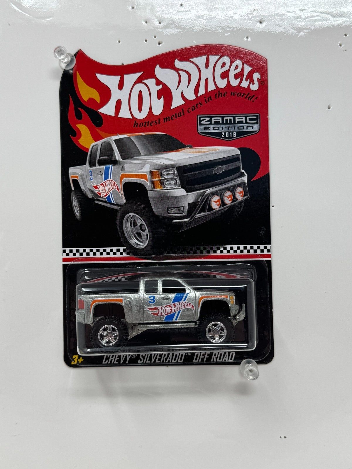 Hot Wheels Collectors Chevy Silverado Off Road ZAMAC Mail-In 1:64 Diecast