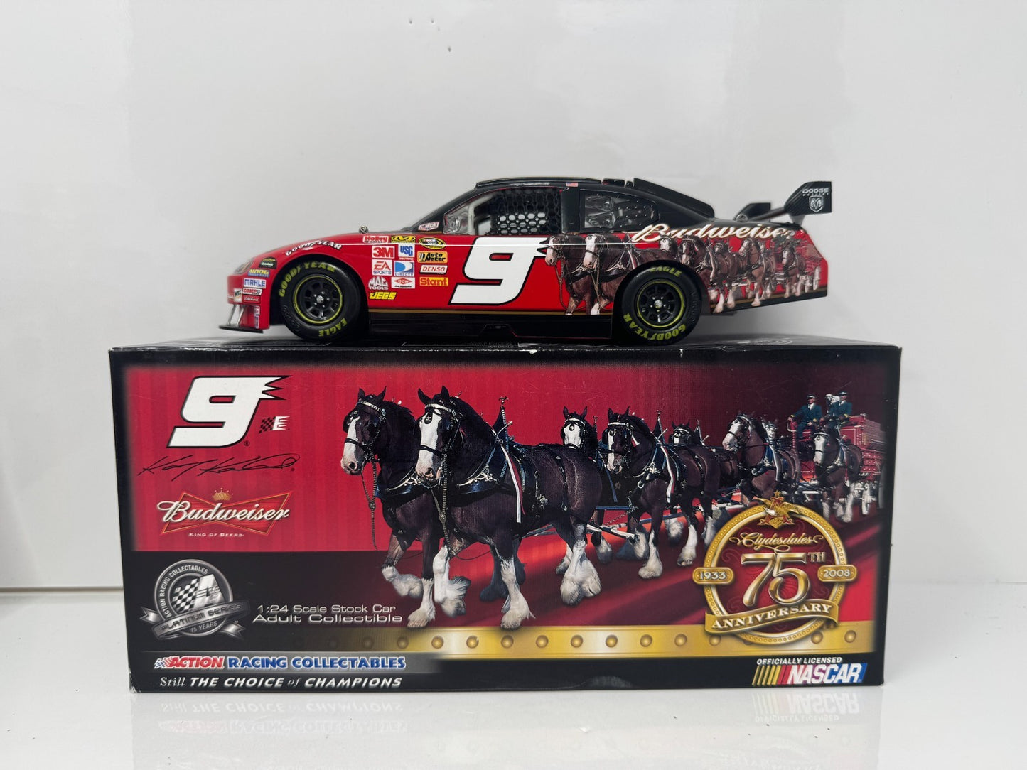 Action NASCAR Kasey Kahne #9 Clydesdale Fantasy 2008 Dodge Charger 1:24 Diecast