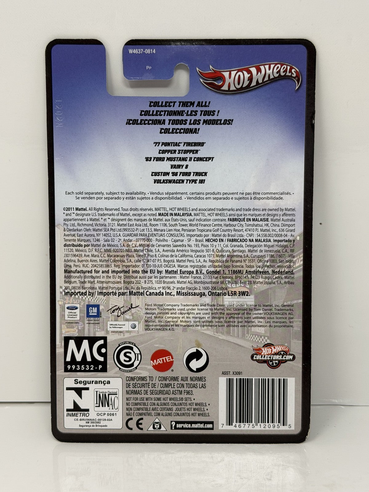 Hot Wheels Boulevard Vairy 8 1:64 Diecast Real Riders