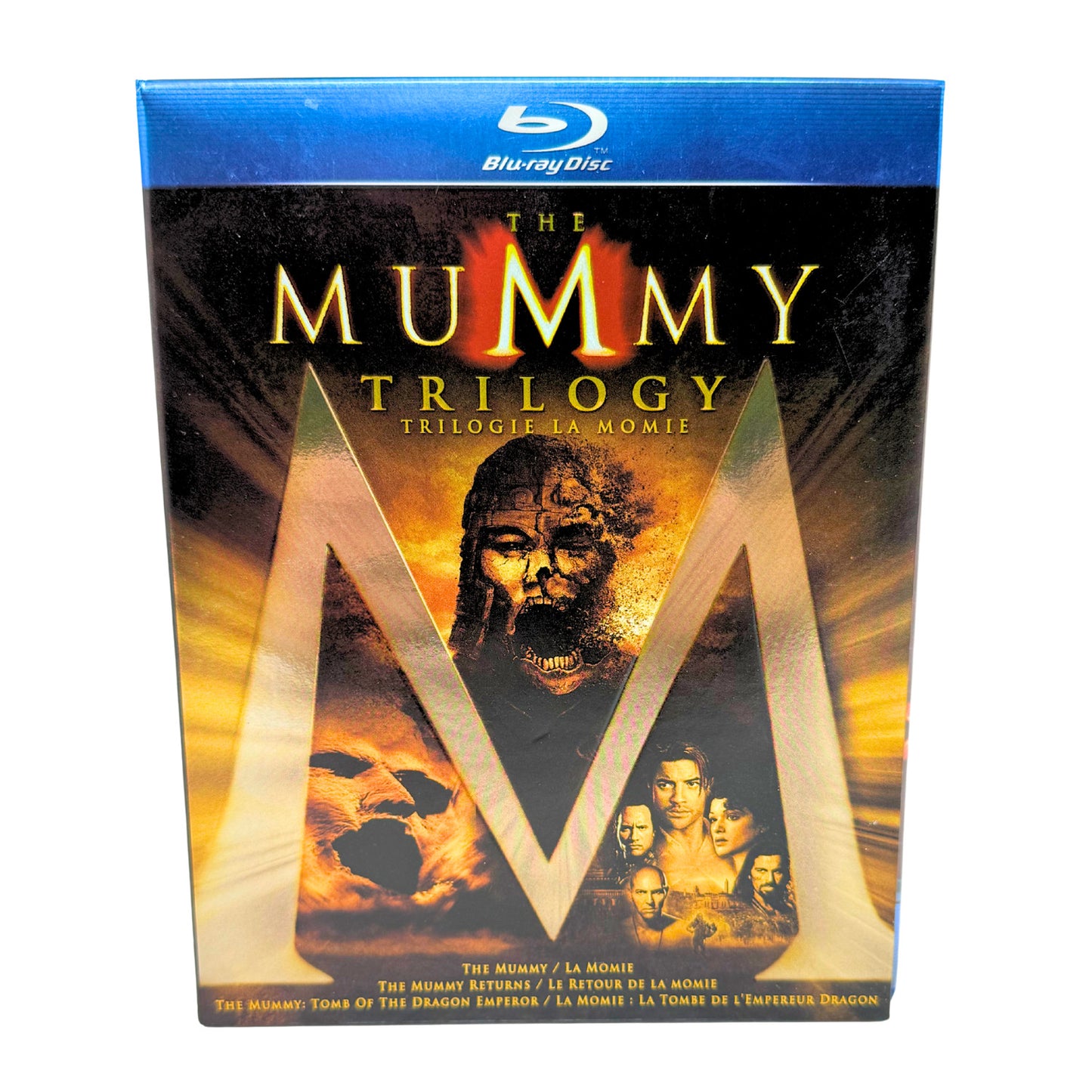 Mummy Trilogy (Blu-ray) Brendan Fraser Adventure Movie Set