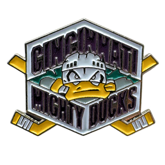 Cincinnati Mighty Ducks AHL Hockey Team Logo Lapel Pin UDT1