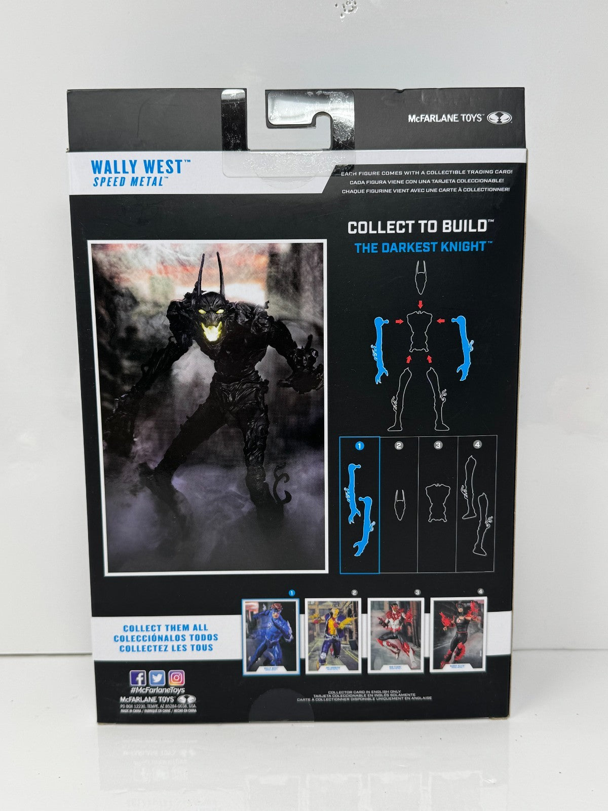 McFarlane DC Multiverse The Darkest Knight BAF Speed Metal Complete Set of 4