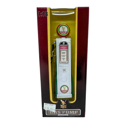 Yat Ming Road Signature Eagle Gas Pump 1:18 Diecast Vintage Service Station