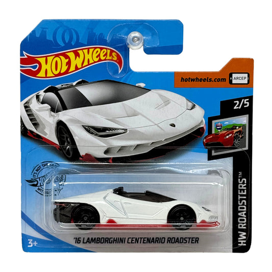 Hot Wheels Roadsters 2016 Lamborghini Centenario Roadster 1:64 Diecast Sho