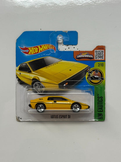 Hot Wheels Exotics Lotus Esprit S1 1:64 Diecast Short Card