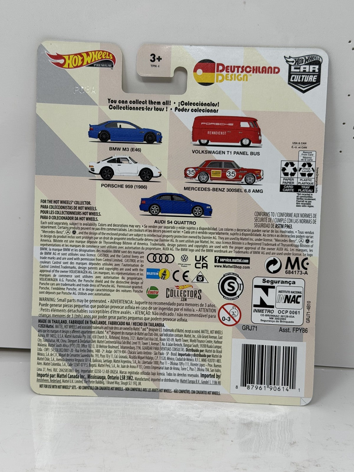 Hot Wheels Premium Deutschland Design Volkswagen T1 Panel Bus 1:64 Diecast