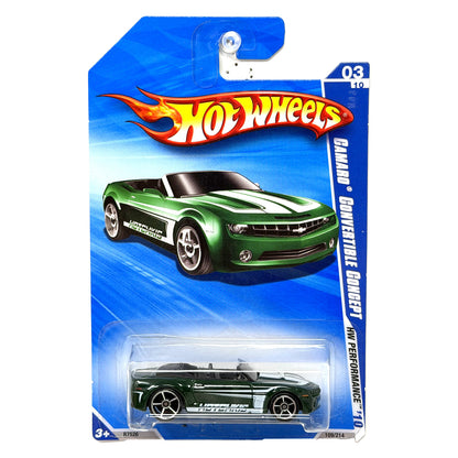 Hot Wheels HW Performance Camaro Convertible Concept 1:64 Diecast Green