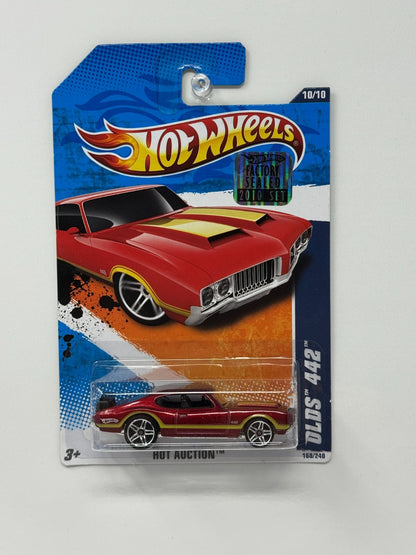Hot Wheels Hot Auction 1970 Oldsmobile 442 1:64 Diecast Factory Sealed Red