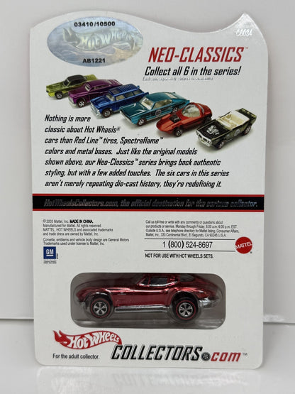 Hot Wheels Neo-Classics 1963 Corvette Series 3 1:64 Diecast 3410/10500