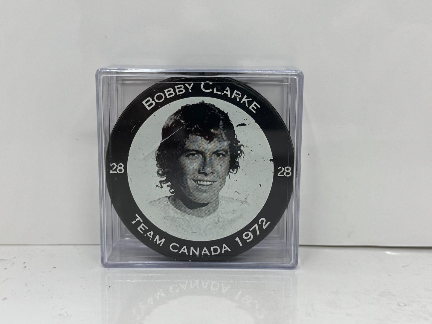 Bobby Clarke Team Canada 1972 Summit Series Commemorative Hockey Puck
