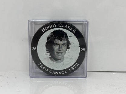 Bobby Clarke Team Canada 1972 Summit Series Commemorative Hockey Puck