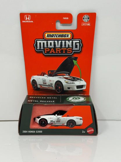 Matchbox Moving Parts 2004 Honda S2000 1:64 Diecast