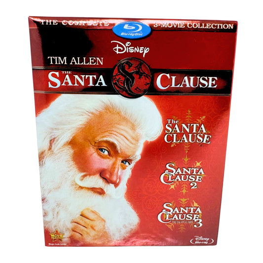 Santa Clause 3 Movie Collection (Blu-ray) Tim Allen Christmas Set Disney