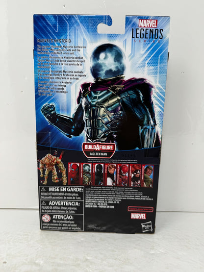 Marvel Legends Spider-Man Far From Home Mysterio Figure w/ Molten Man BAF Piece