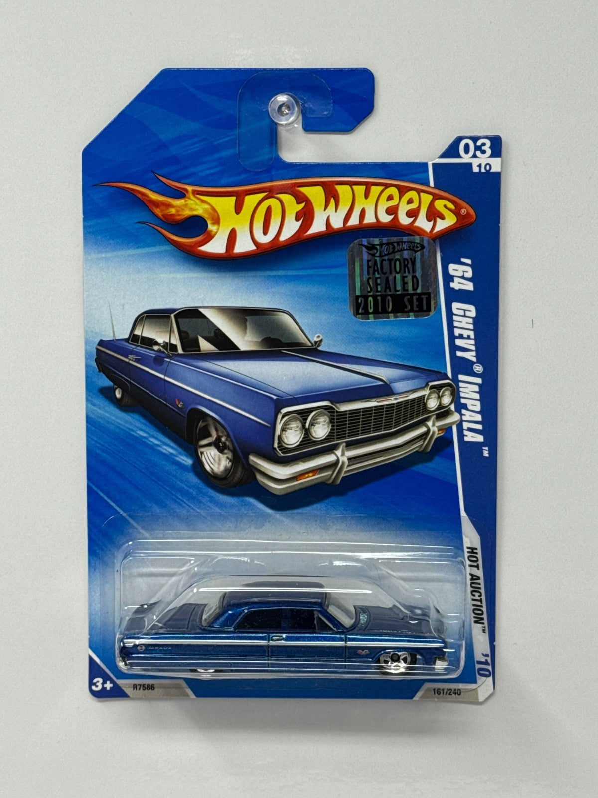 Hot Wheels Hot Auction 1964 Chevy Impala 1:64 Diecast Factory Sealed