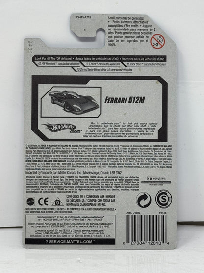 Hot Wheels HW Special Features Ferrari 512M 1:64 Diecast with PR5 Wheels