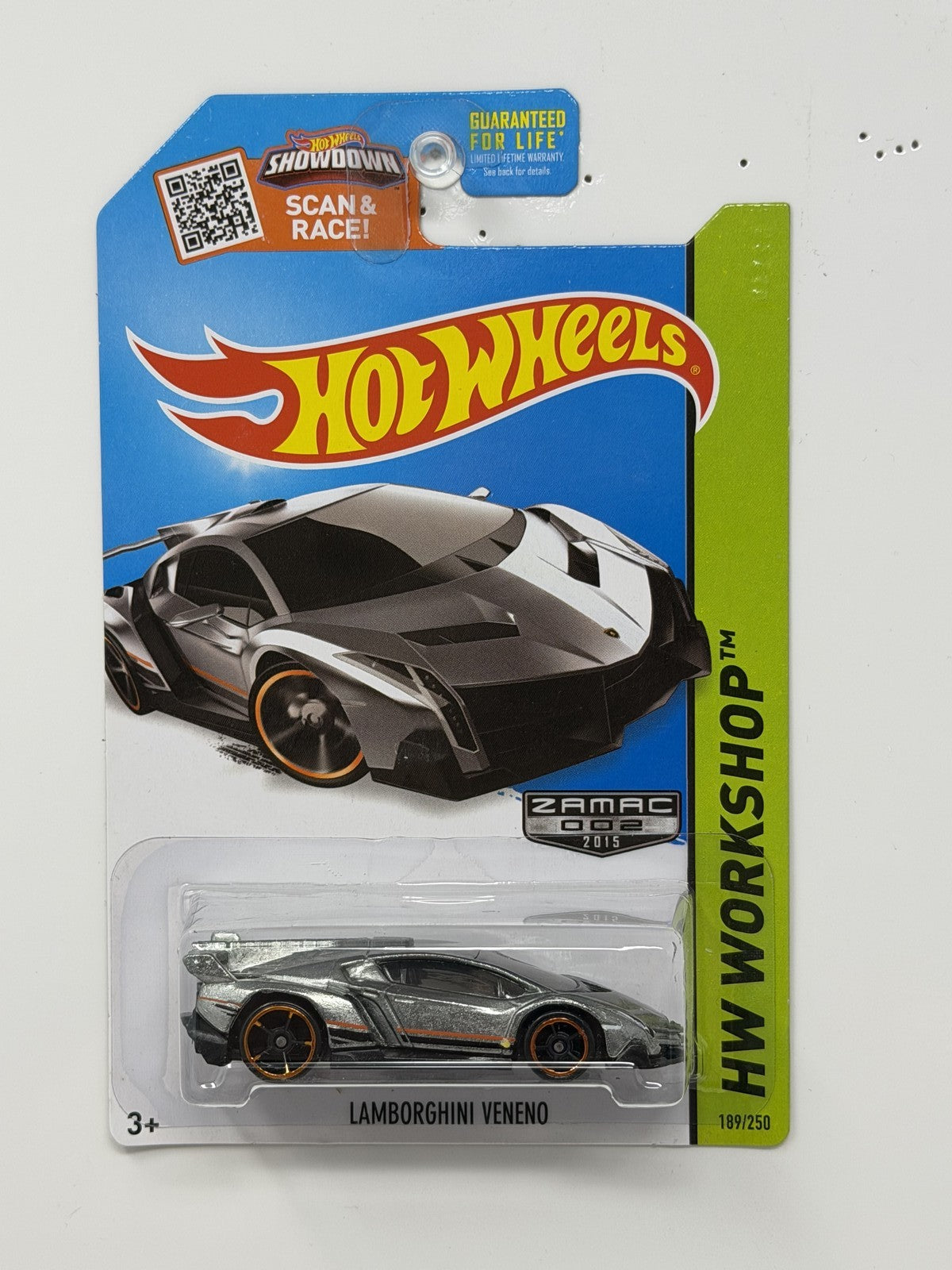 Hot Wheels ZAMAC HW Workshop Lamborghini Veneno 1:64 Diecast