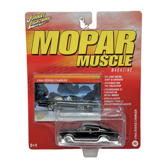 Johnny Lightning Mopar Muscle Magazine 1966 Dodge Charger 1:64 Diecast