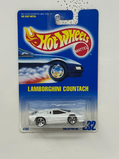 Hot Wheels Lamborghini Countach 1:64 Diecast White