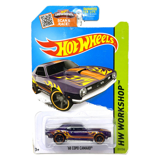 Hot Wheels HW Workshop 1968 COPO Camaro 1:64 Diecast Purple