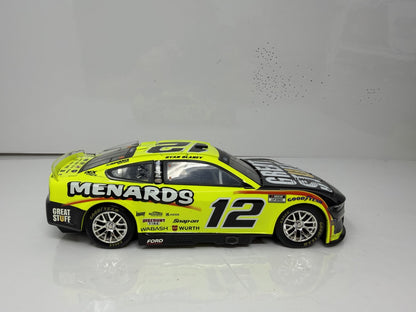 Lionel Nascar Ryan Blaney #12 Menards 2024 Ford Mustang 1:24 Diecast