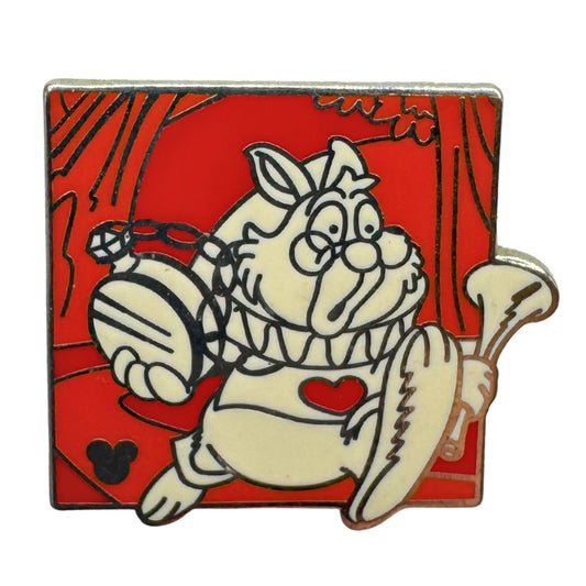 DLR Disney White Rabbit Completer Alice in Wonderland Trading Pin DC1S14