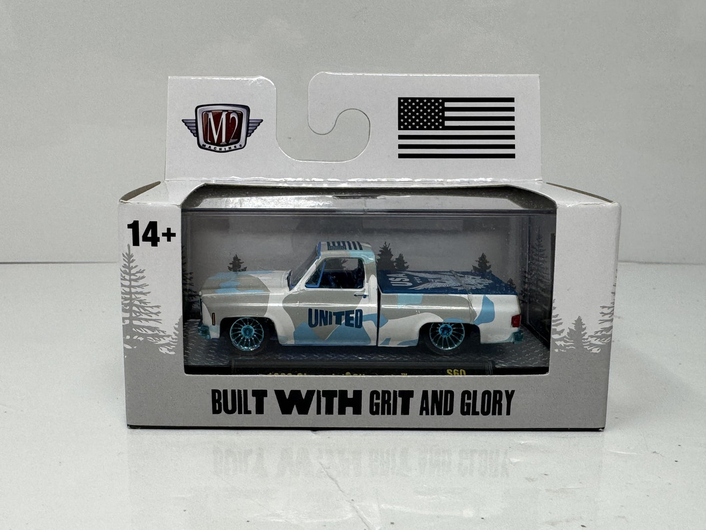M2 Machines Built With Grit & Glory 1980 Chevrolet Silverado CHASE 1:64 Diecast