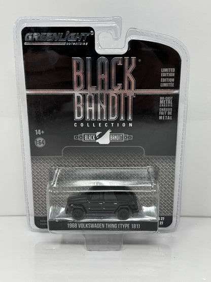 Greenlight Black Bandit Collection 1968 Volkswagen Thing Type 181 1:64 Diecast
