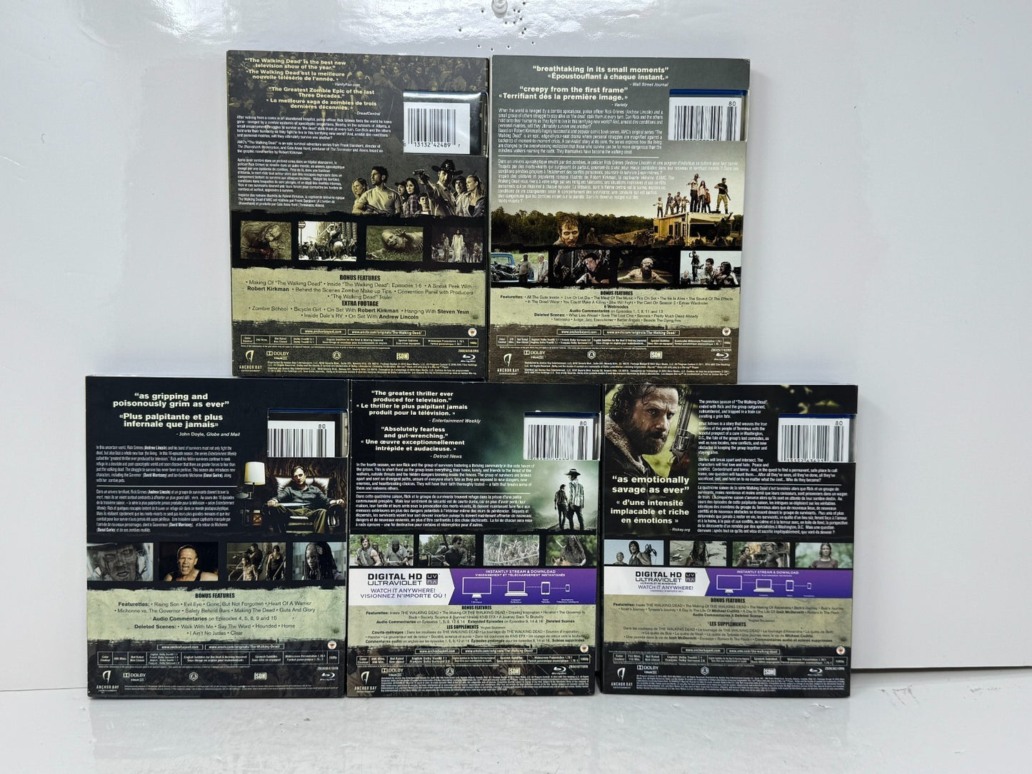 Walking Dead Seasons 1-5 (Blu-ray) Andrew Lincoln Horror TV Series