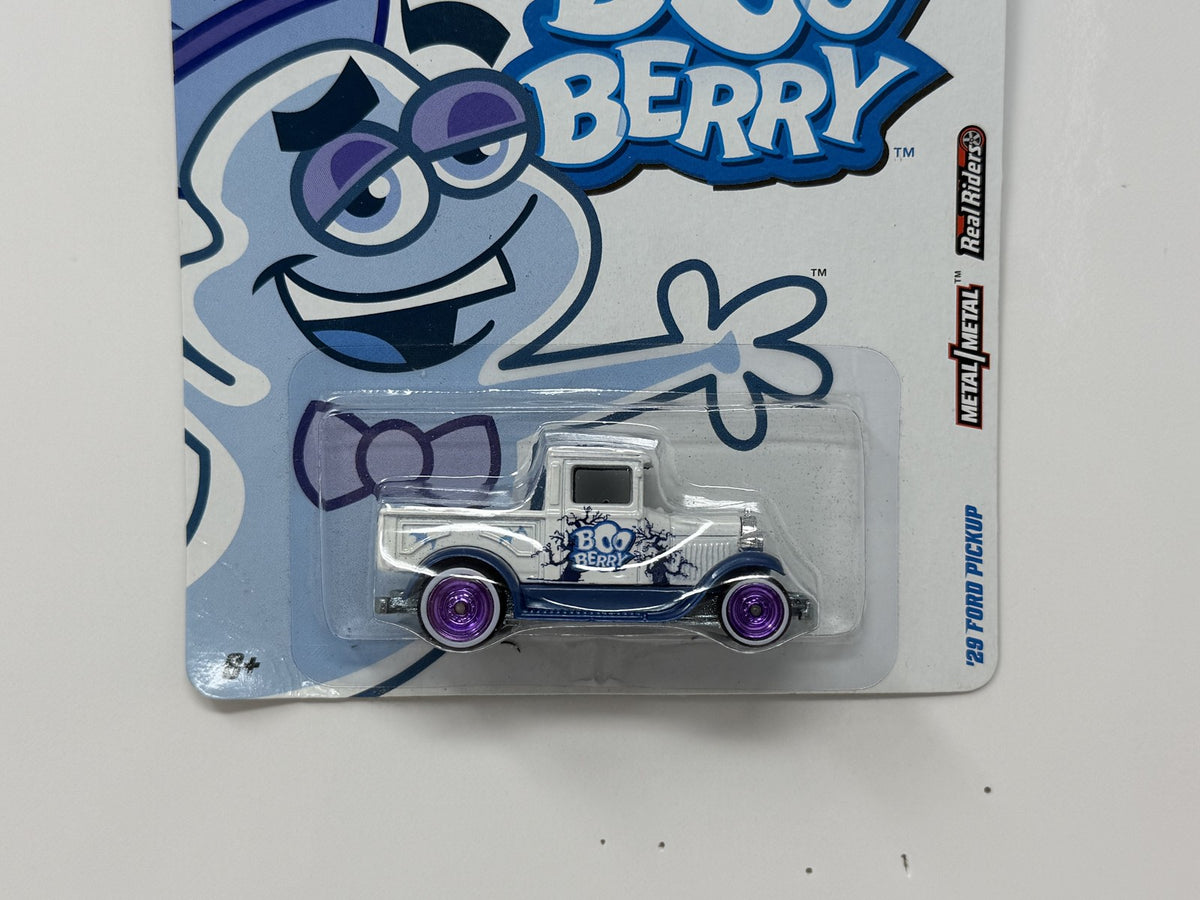 Hot Wheels General Mills Boo Berry 1929 Ford Pickup 1:64 Diecast Real Riders