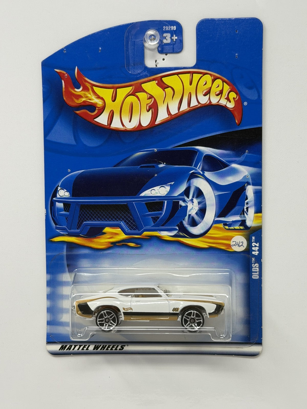 Hot Wheels Olds 442 1:64 Diecast White