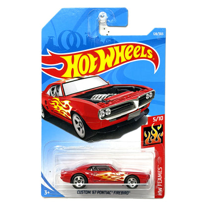 Hot Wheels Flames 1967 Pontiac Firebird 1:64 Diecast Red