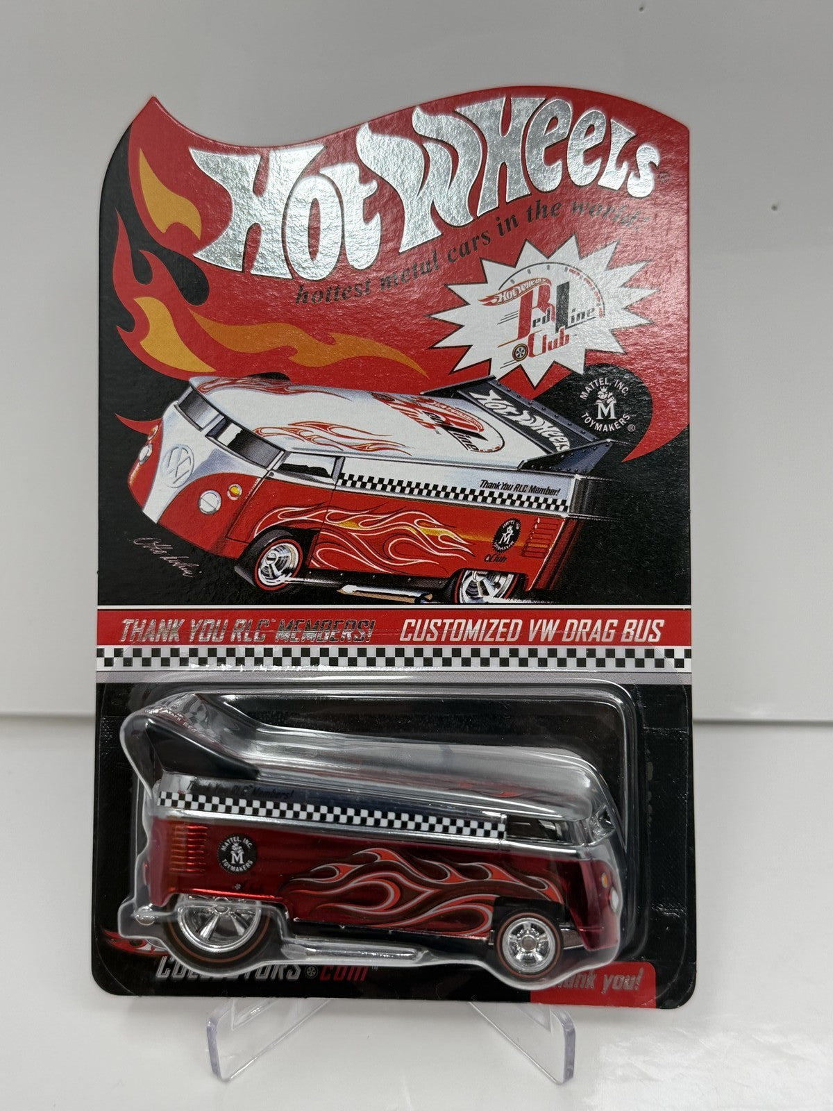 Hot Wheels RLC Red Line Club Customized Volkswagen Drag Bus 1:64 Diecast LOW #