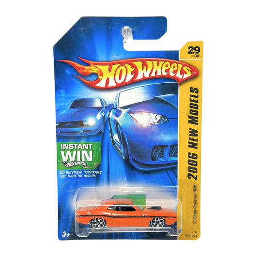 Hot Wheels 2006 New Models 1970 Dodge Challenger HEMI 1:64 Diecast Orange