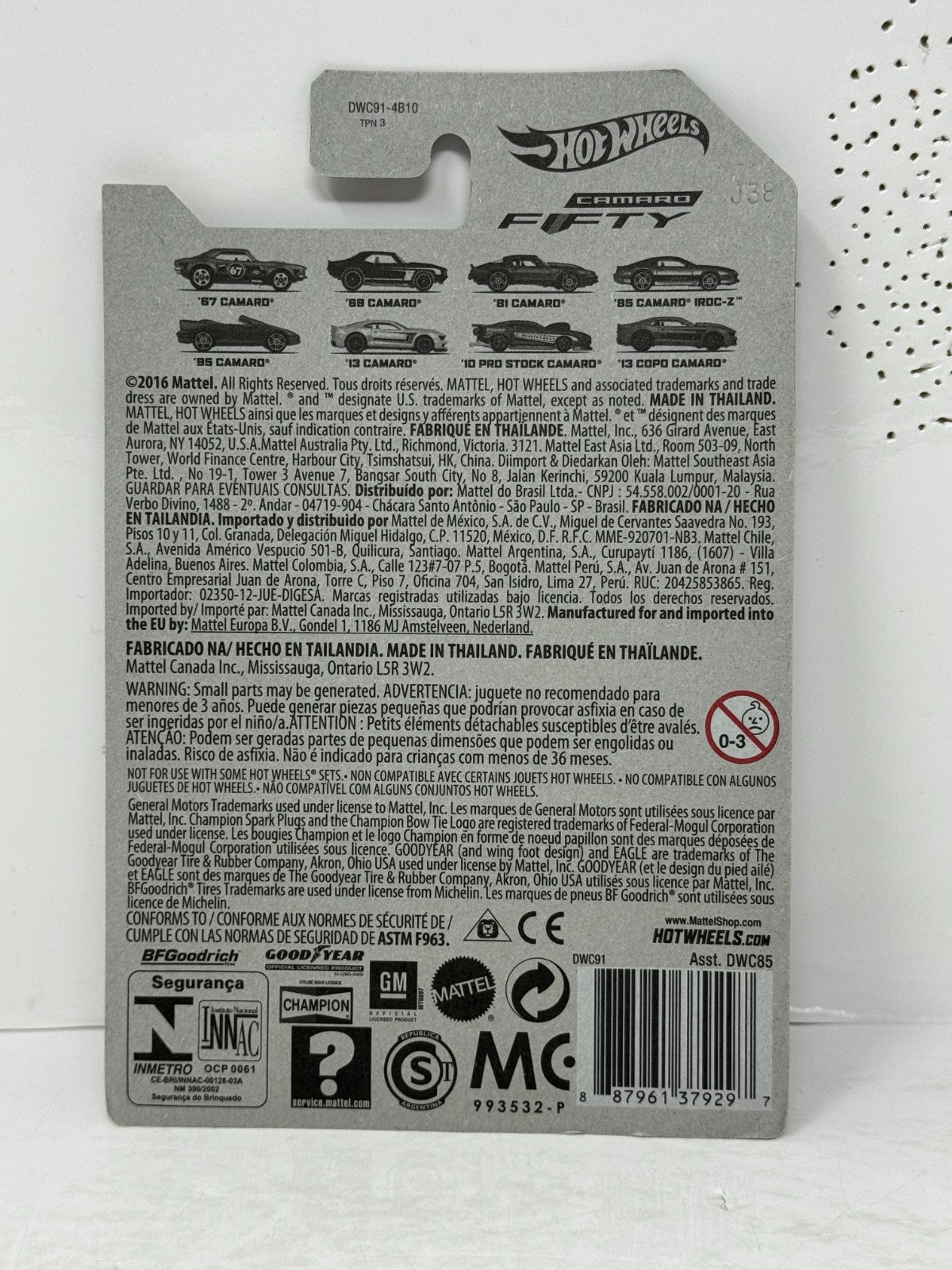 Hot Wheels Camaro Fifty 2010 Chevrolet Pro Stock Camaro 1:64 Diecast