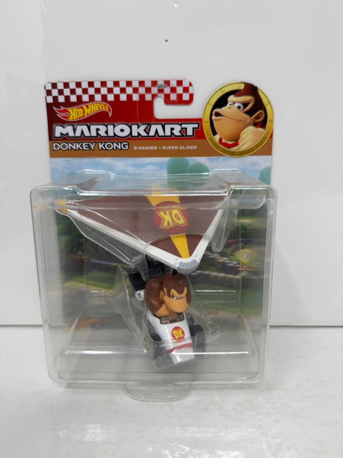 Hot Wheels Mario Kart Donkey Kong B-Dasher + Super Glider 1:64 Diecast