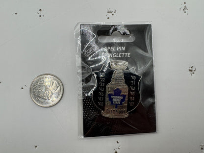 Toronto Maple Leafs Stanley Cup Champions NHL Vintage Lapel Pin
