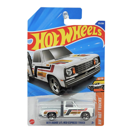 Hot Wheels Hot Trucks 1978 Dodge Li’l Red Express Truck 1:64 Diecast V4