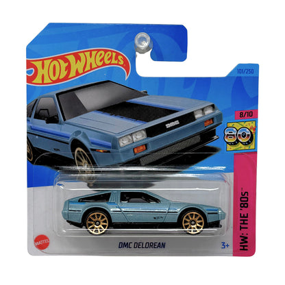 Hot Wheels The 80s DMC DeLorean 1:64 Diecast Short Card