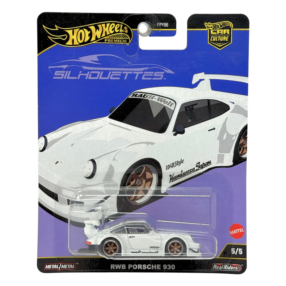 Hot Wheels Premium Silhouettes RWB Porsche 930 1:64 Diecast