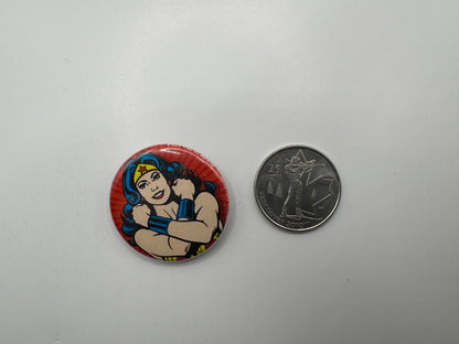 DC Wonder Woman Pin-back Button UDT1