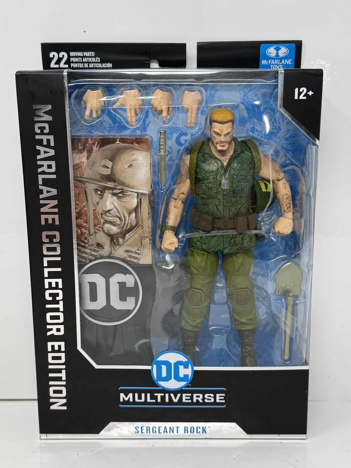 McFarlane DC Multiverse Sergeant Rock Platinum Edition Action Figure