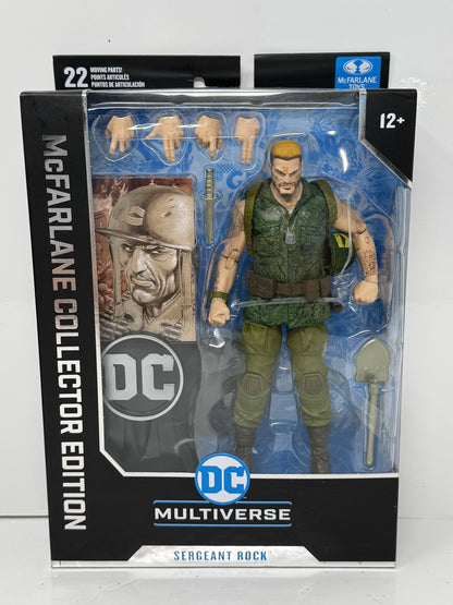McFarlane DC Multiverse Sergeant Rock Platinum Edition Action Figure
