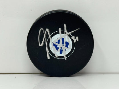 Garret Sparks Toronto Maple Leafs Signed NHL Autograph Puck Silver Auto