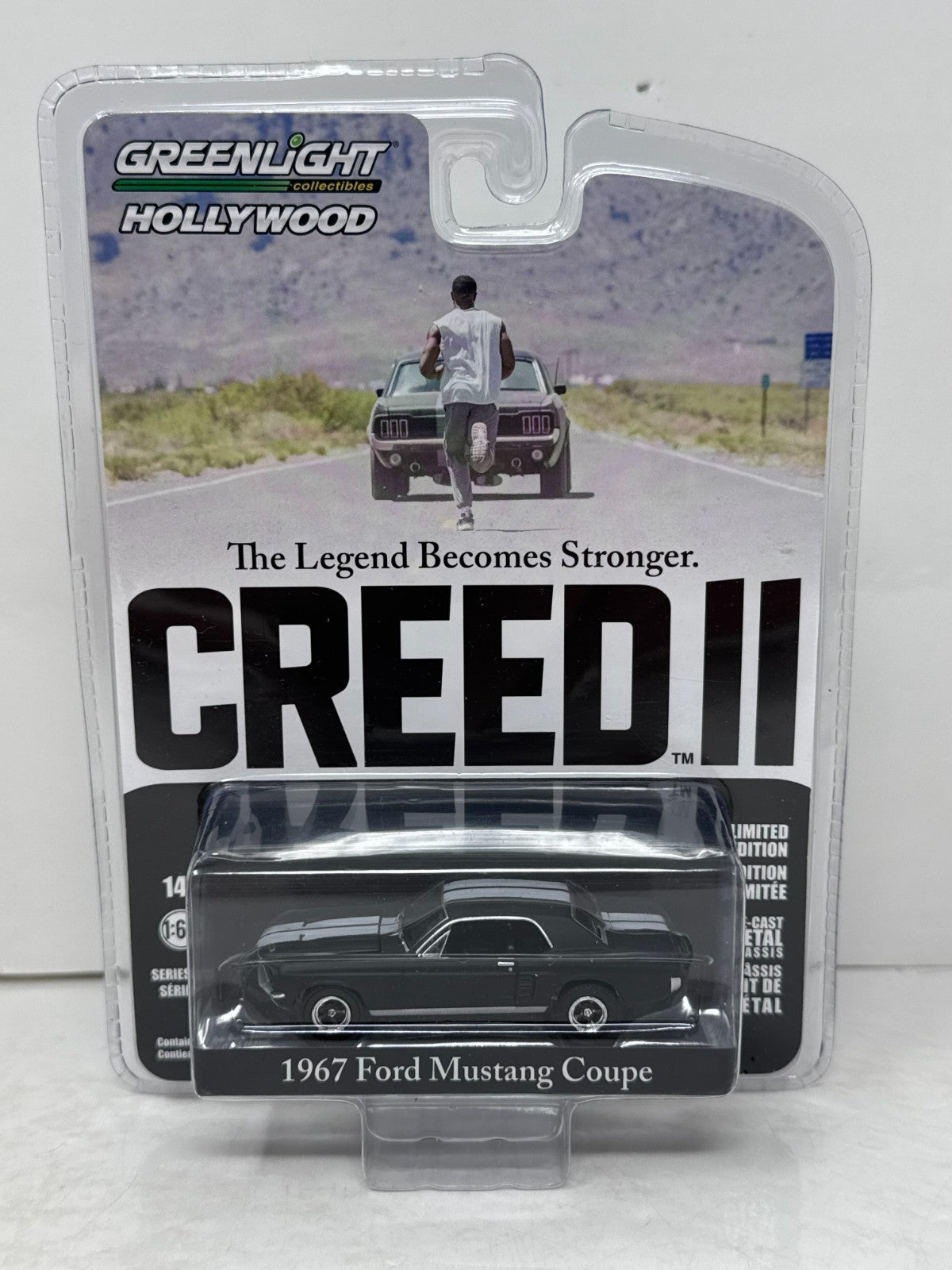 Greenlight Hollywood Creed II 1967 Ford Mustang Coupe 1:64 Diecast