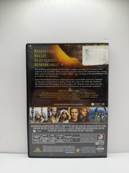 Stargate SG-1 Children of the Gods Final Cut (DVD) Sci-Fi