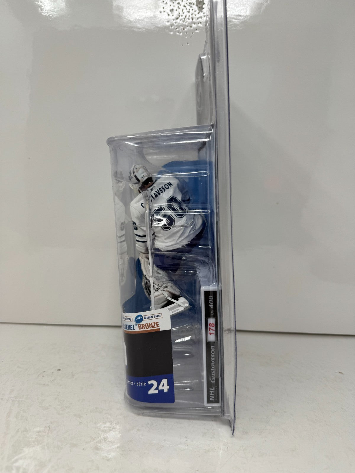 Mcfarlane NHL Series 24 Jonas Gustavsson Toronto Maple Leafs Figure Autography