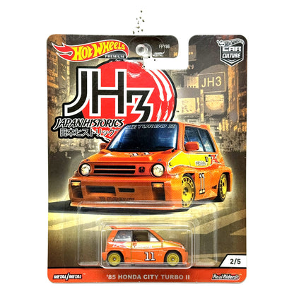 Hot Wheels Premium Japan Historics 3 1985 Honda City Turbo II 1:64 Diecast