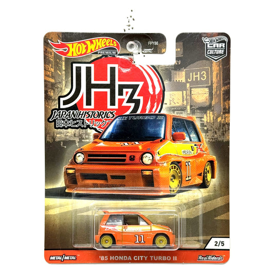 Hot Wheels Premium Japan Historics 3 1985 Honda City Turbo II 1:64 Diecast